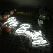 Mi Bautizo White Neon Sign