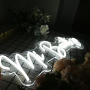 Mi Bautizo White Neon Sign