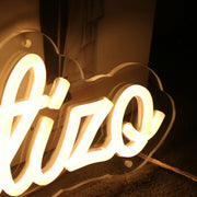 Mi Bautizqo Yellow Neon Sign