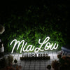 Mialow White Neon Sign