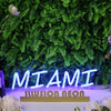 Miami Blue Neon Sign