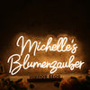 Michelle s Blumenzauber Yellow Neon Sign