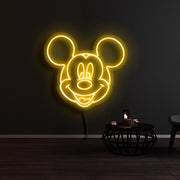 Mickey Mouse Smile Neon Sign