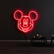 Mickey Mouse Smile Neon Sign