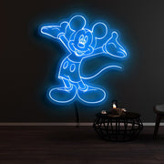 Mickey Mouse Welcome Neon Sign