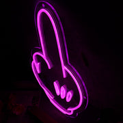 Mickey's Middle Finger Pink Neon Sign