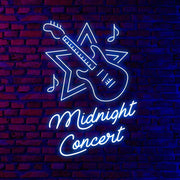 Midnight Concert Neon Sign