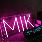 MIK Pink Neon Sign