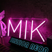 MIK Pink Neon Sign