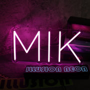 MIK Pink Neon Sign