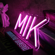 MIK Pink Neon Sign