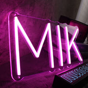 MIK Pink Neon Sign