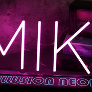 MIK Pink Neon Sign