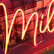 Miles Neon Sign