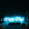 Milli Mob Blue Neon Sign