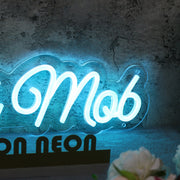 Milli Mob Blue Neon Sign