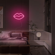 Mini Lips Neon Sign