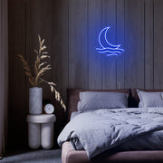 Mini Moonlight Sea Neon Sign