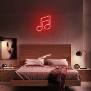 Mini Music Note Neon Sign