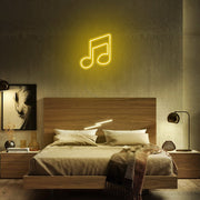 Mini Music Note Neon Sign