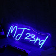 MJ 23rd BLue Neon Sign