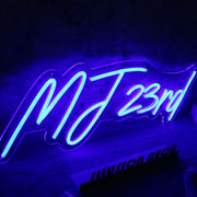 MJ 23rd BLue Neon Sign