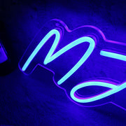 MJ 23rd BLue Neon Sign