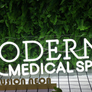 Modern Medical SPA White Neon Sign