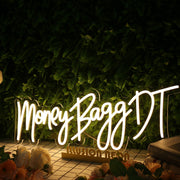 Money Bagg DT Yellow Neon Sign