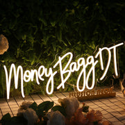 Money Bagg DT Yellow Neon Sign