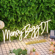 Money Bagg DT Yellow Neon Sign