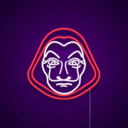 Money Heist Mask Neon Sign