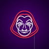 Money Heist Mask Neon Sign