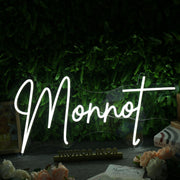 Monnot White Neon Sign