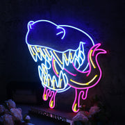 Monster Mouth Custom Neon Sign