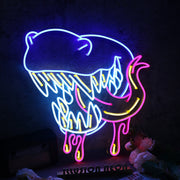 Monster Mouth Custom Neon Sign