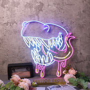 Monster Mouth Custom Neon Sign