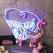 Monster Mouth Custom Neon Sign