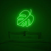 Monstera Leaf Neon Sign