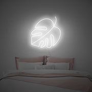 Monstera Leaf Neon Sign