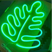 Monstera Leaf Neon Sign