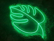 Monstera Leaf V1 Neon Sign