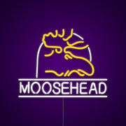 Moose Head Canada Day Neon Sign