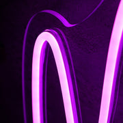 Morgan Purple Neon Sign