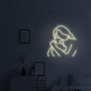 Mother and Hug Neon Sign