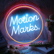 Motion Manks Neon Sign