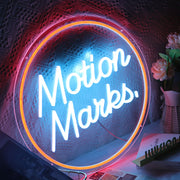 Motion Manks Neon Sign