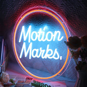 Motion Manks Neon Sign