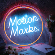 Motion Manks Neon Sign