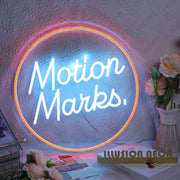 Motion Manks Neon Sign